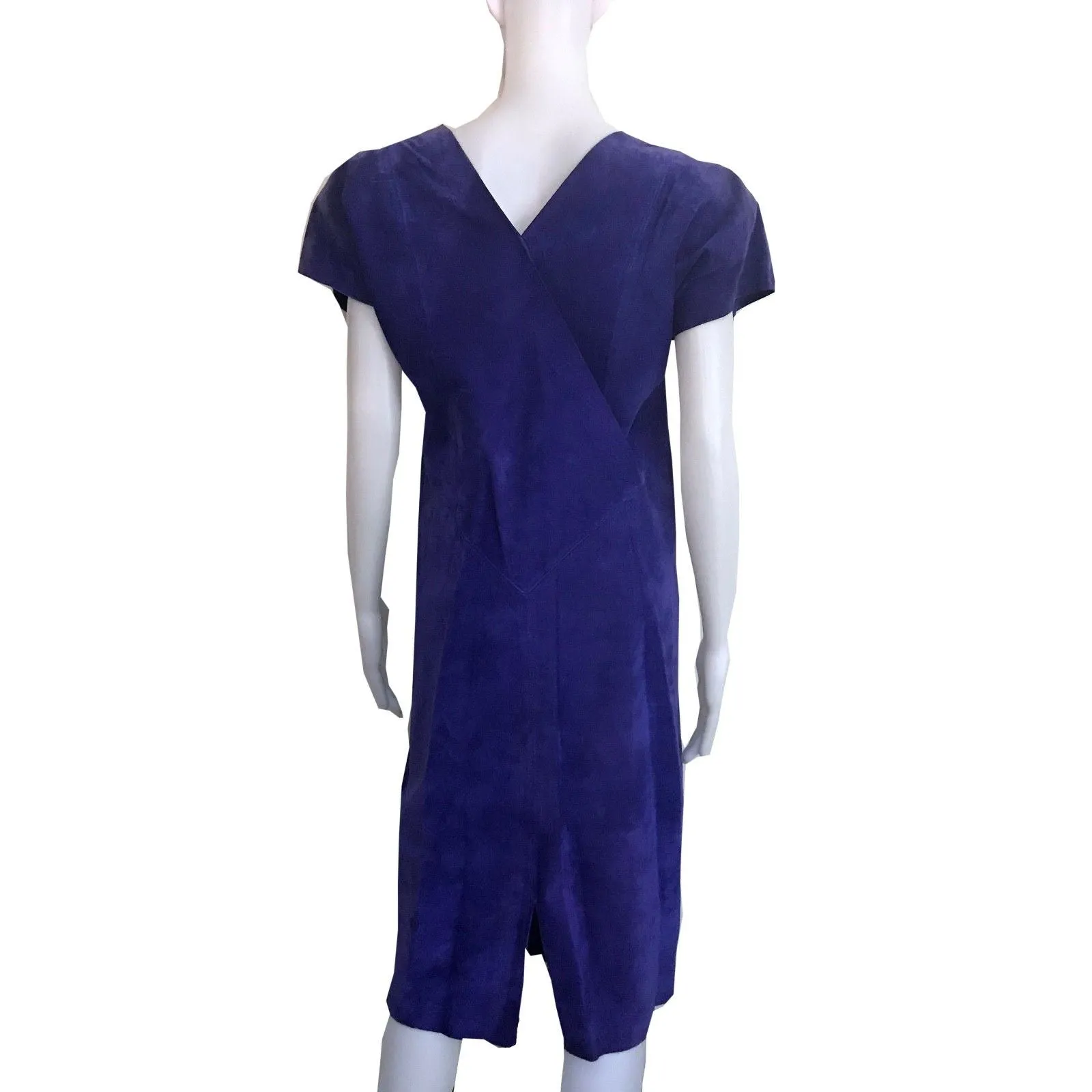 1980s SUEDE DRESS