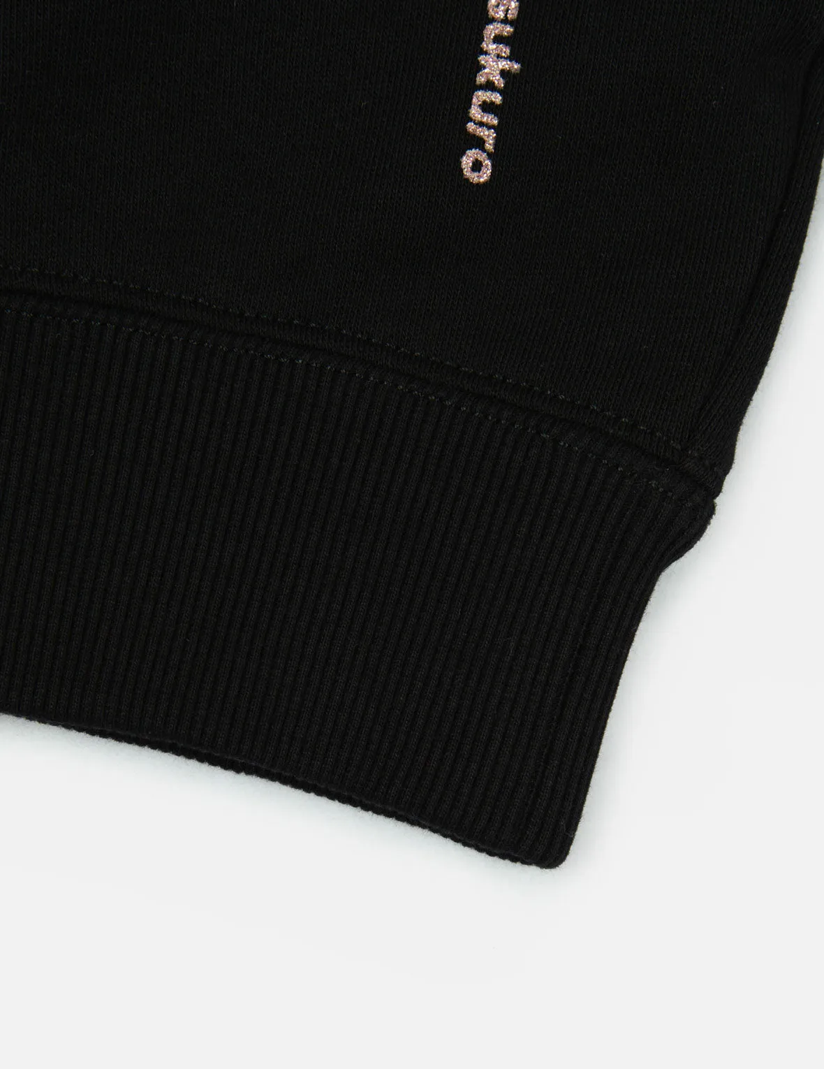 Allover Logo Glitter Print Sweatshirt