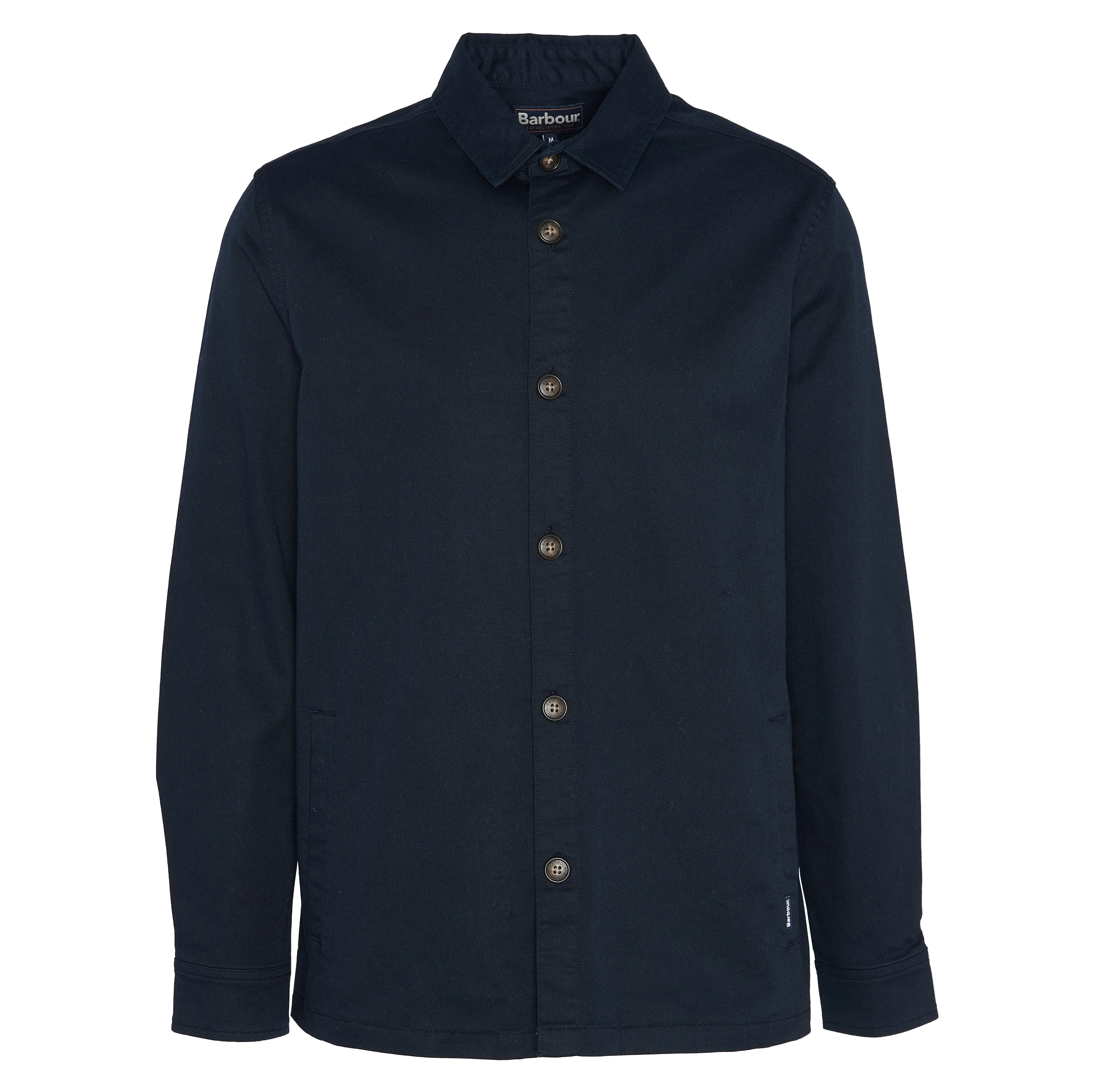 Barbour Mens Ruxton Overshirt Dark Navy