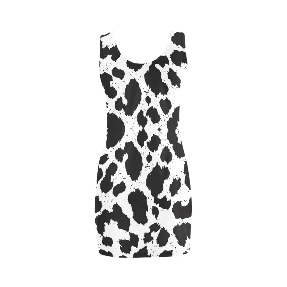 Big Leopard Sleeveless Tank Dress up to 3 XL (FWS)