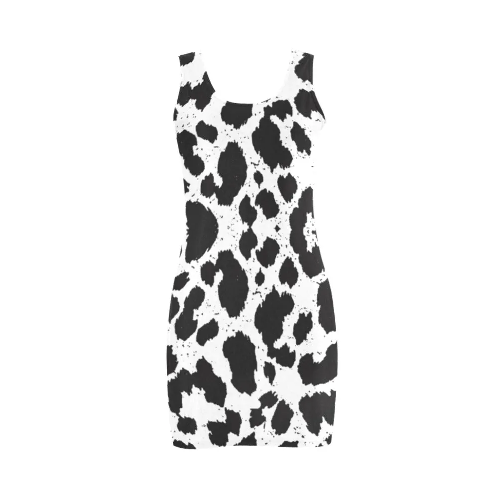 Big Leopard Sleeveless Tank Dress up to 3 XL (FWS)