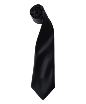 Colours satin tie | Black