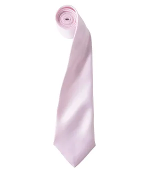 Colours satin tie | Pink
