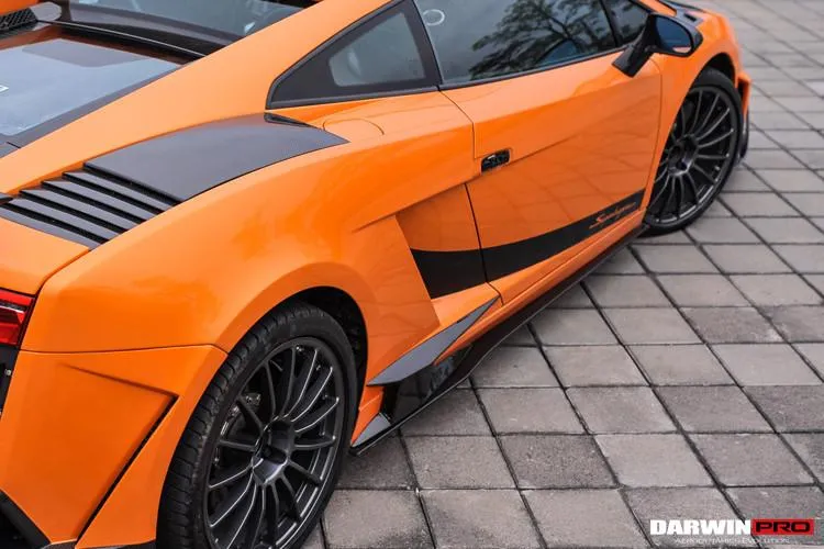 Darwinpro 2004-2014 Lamborghini Gallardo LP570 Style Side Skirts