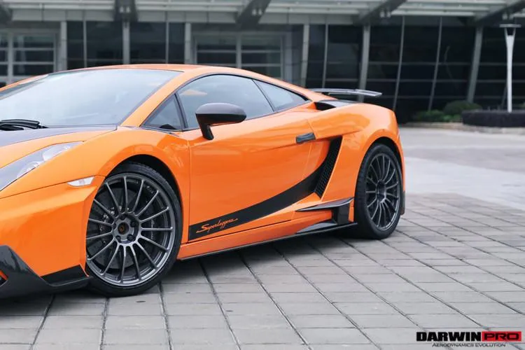 Darwinpro 2004-2014 Lamborghini Gallardo LP570 Style Side Skirts