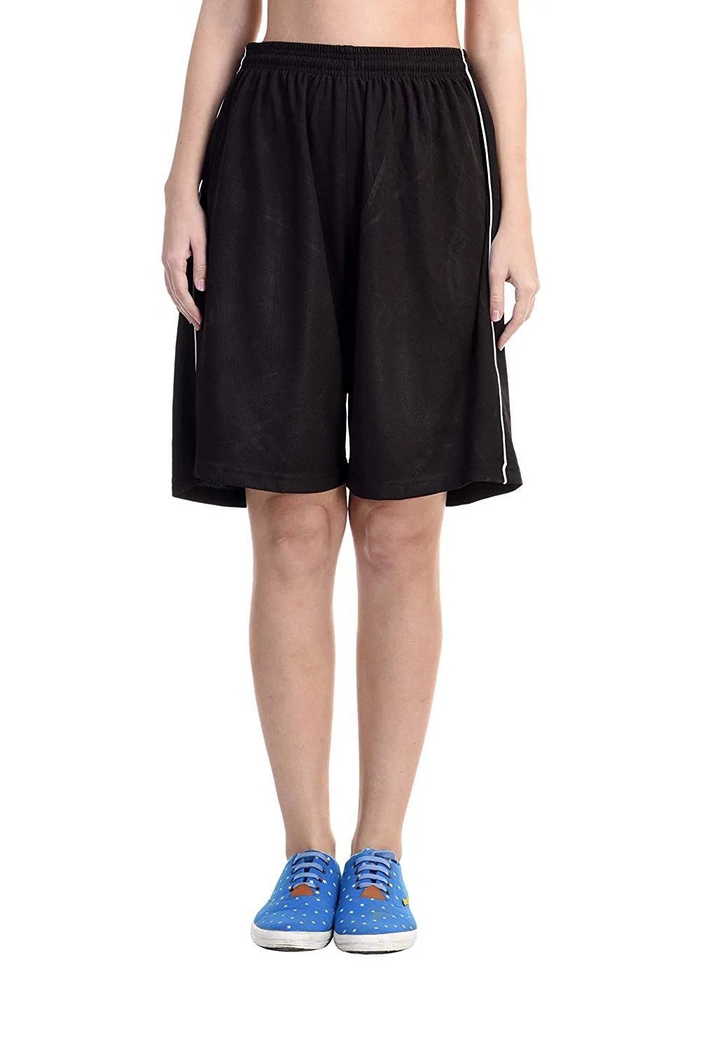 Dee Mannequin Jolly Cotton Shorts for Female Set of 3 (White / Navy Blue / Black)