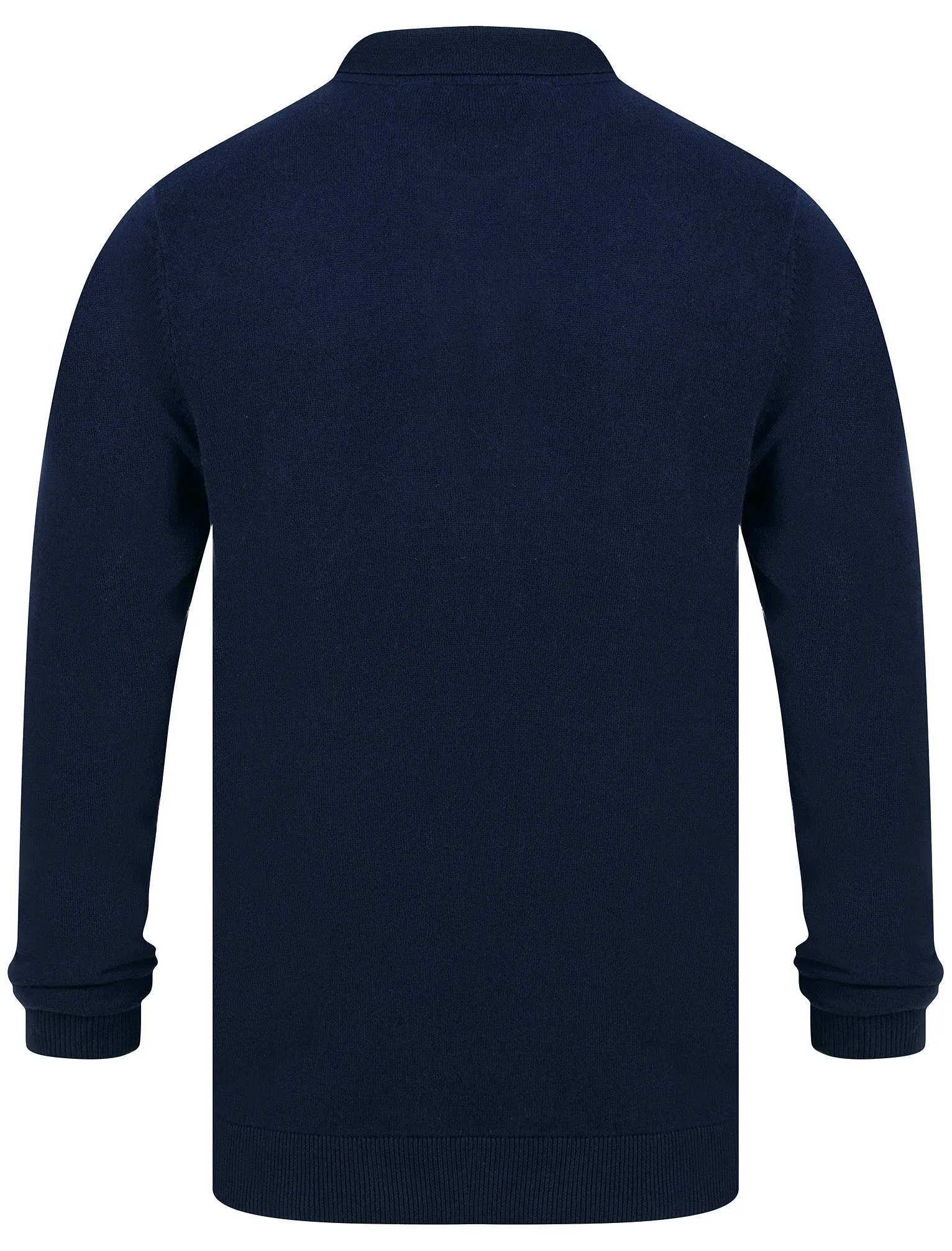 Dollard Jersey Cotton Long Sleeve Polo Shirt in Ink - Kensington Eastside