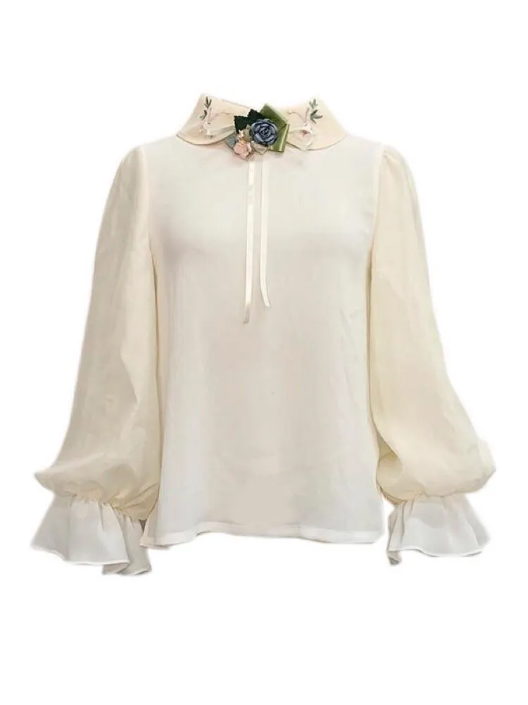 Full Bloom Blouse & Midi Skirts