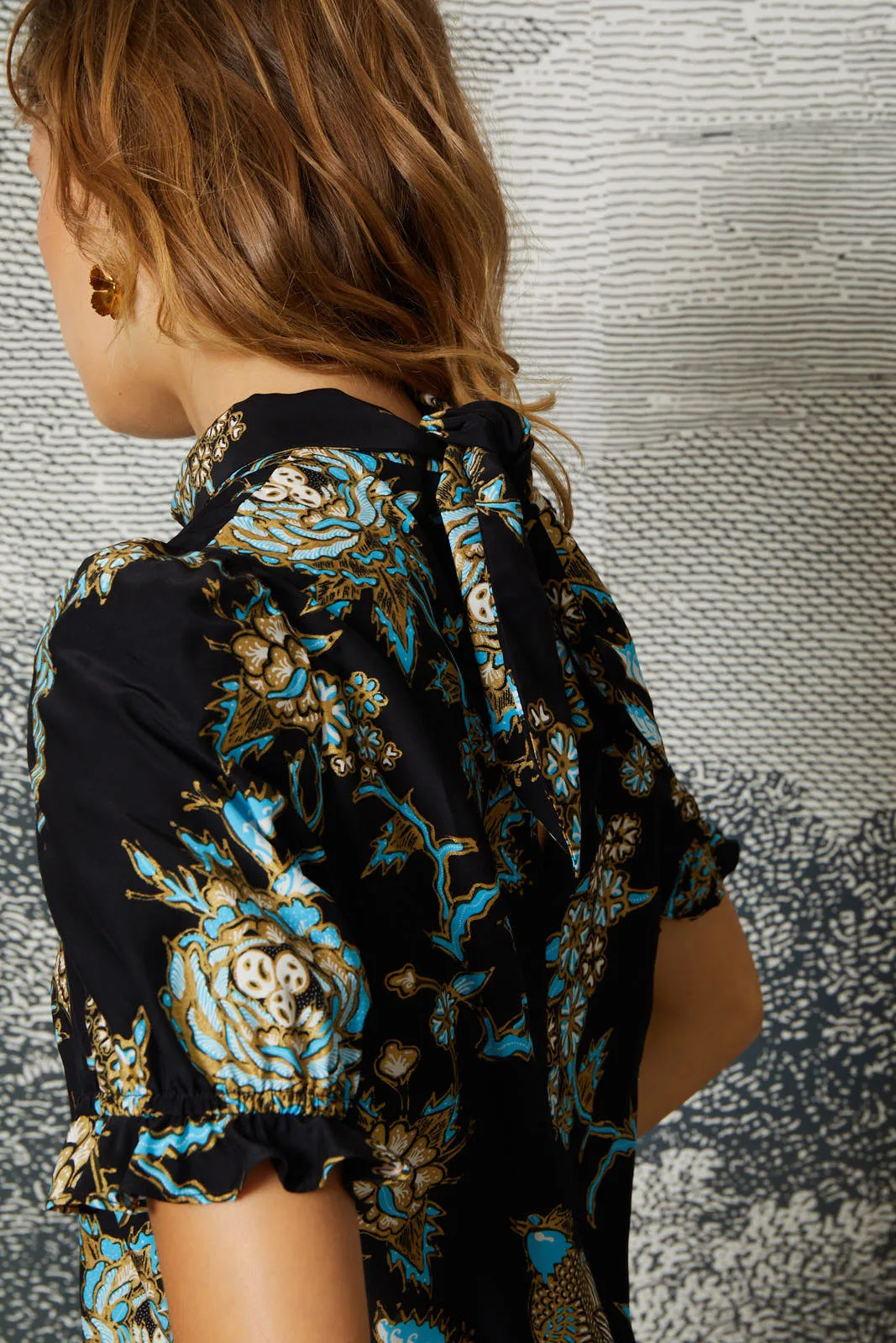 Handkerchief Blouse - Golden Phoenix
