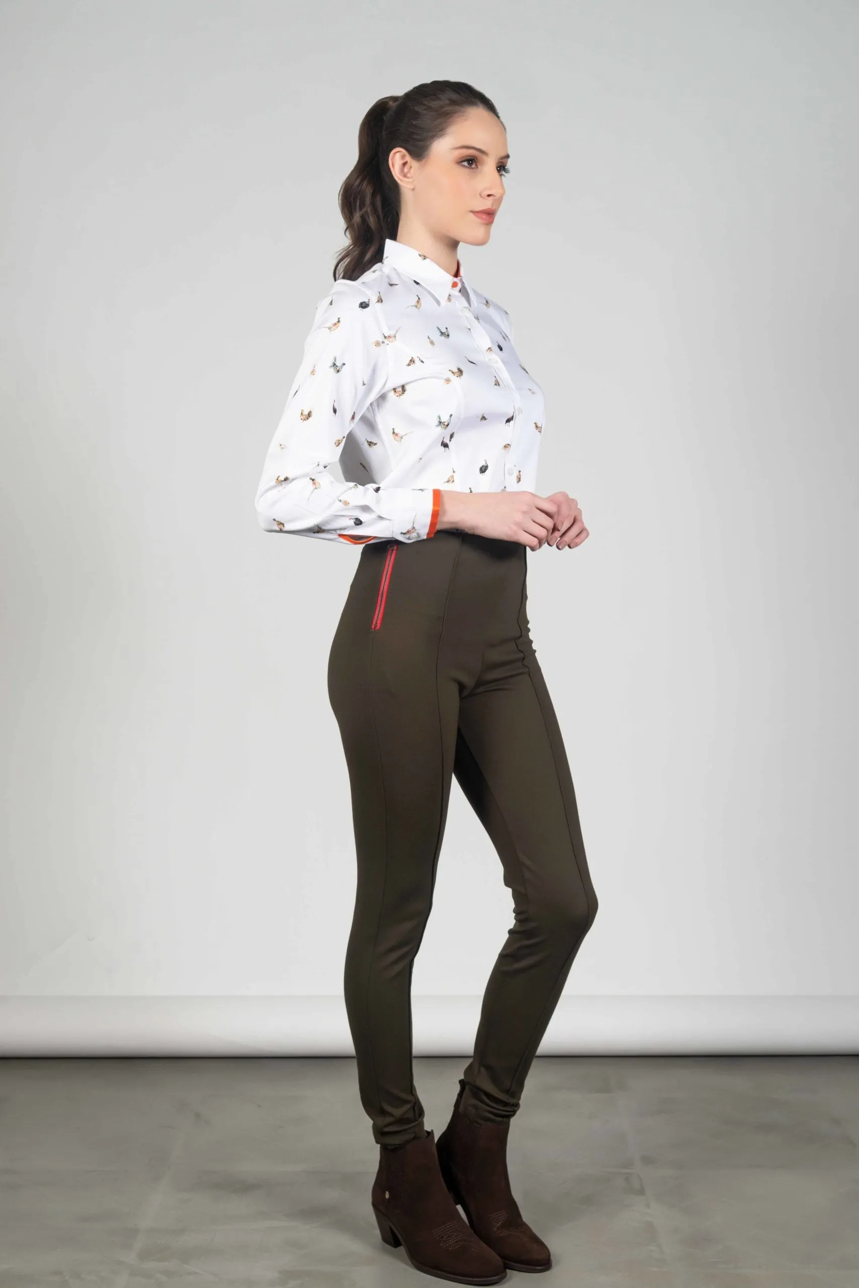 Hartwell Layla Grouse & Pheasants Print Shirt