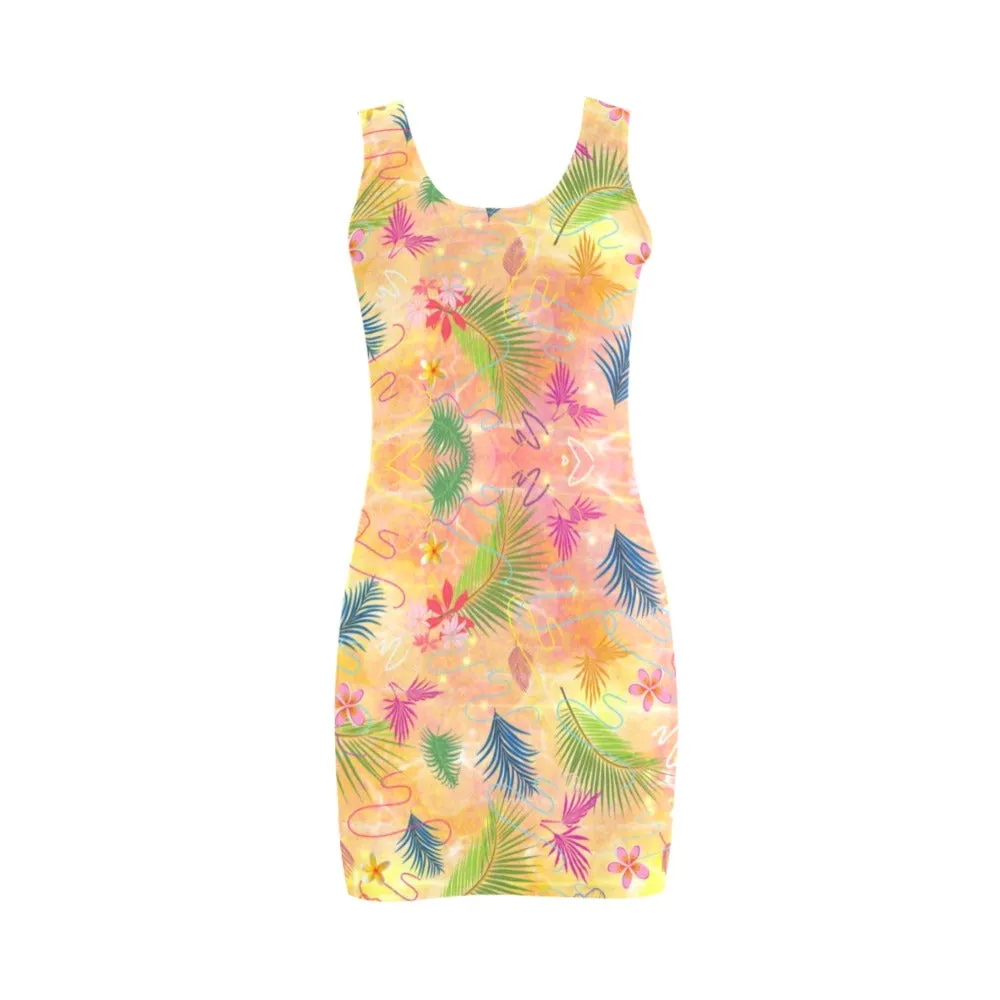 Hawaiian Gold Sleeveless Tank Vest Dress up to 3 XL (FWS)