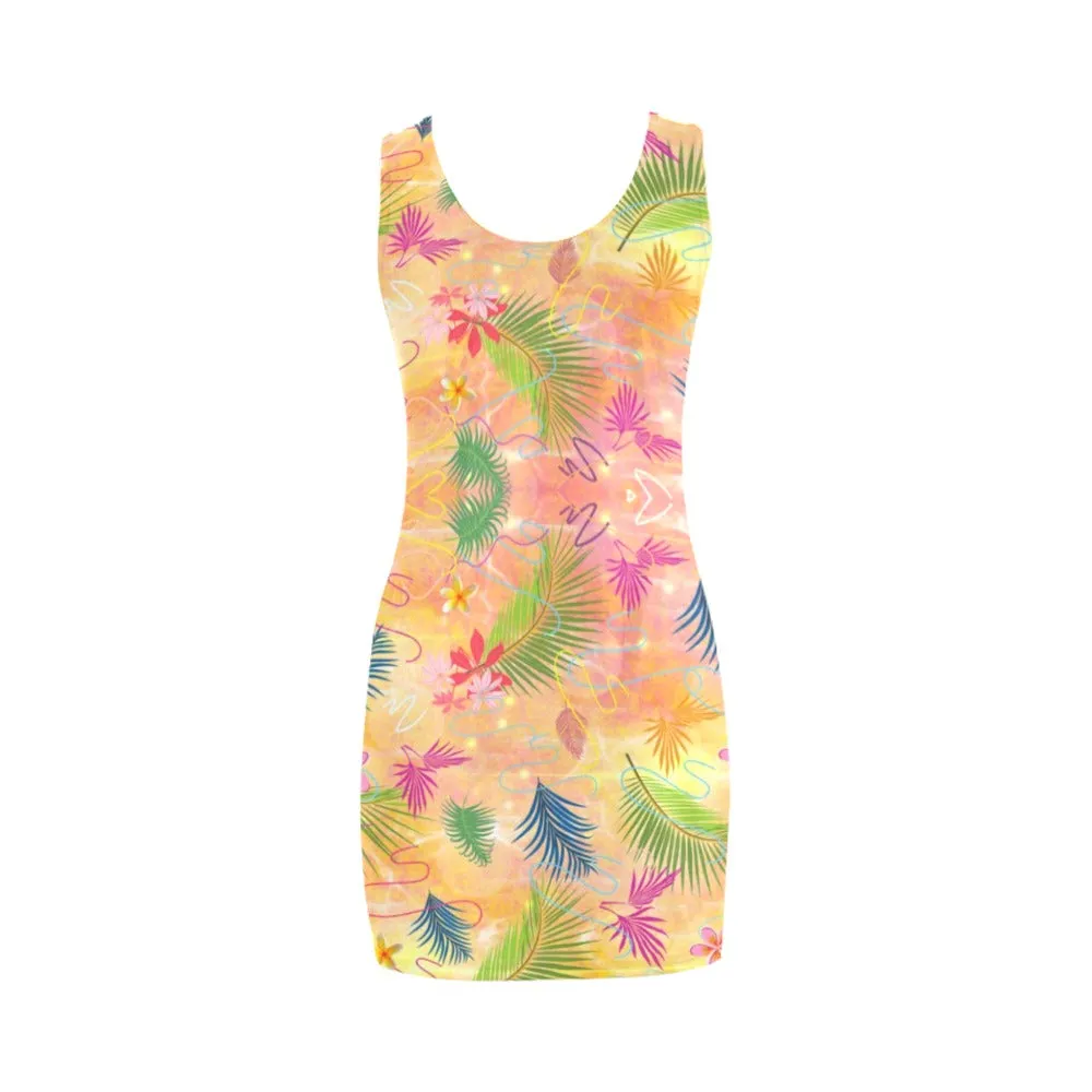 Hawaiian Gold Sleeveless Tank Vest Dress up to 3 XL (FWS)