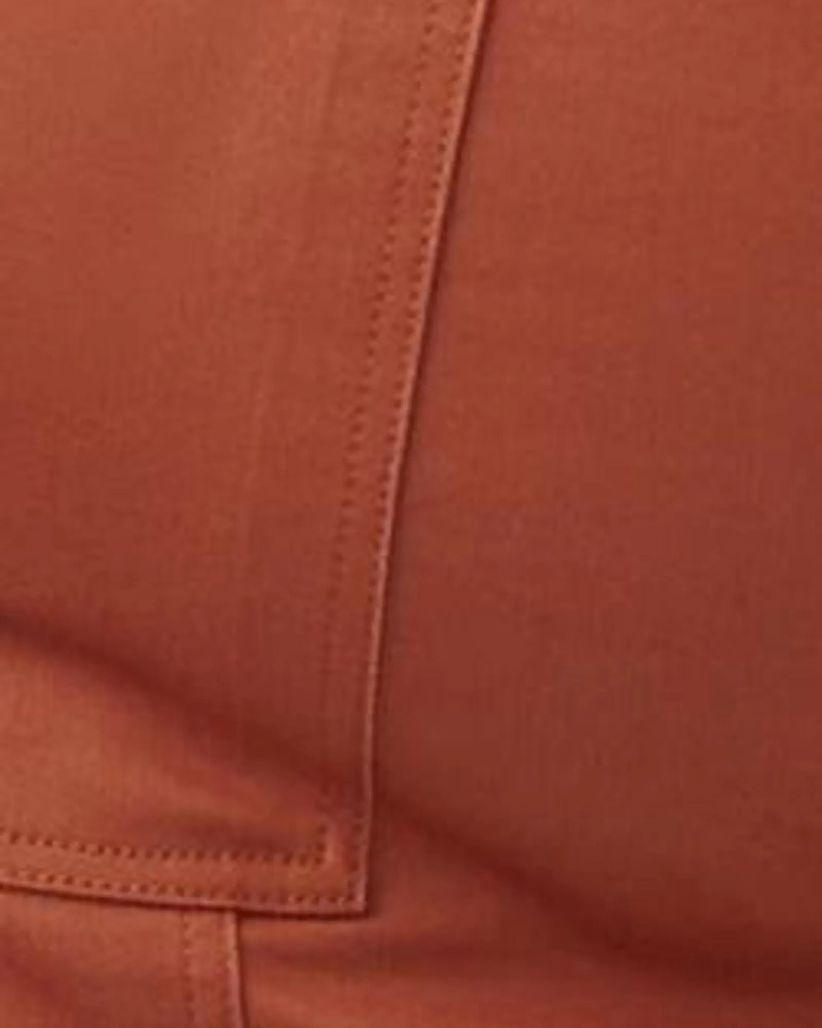 Joan Stretch Cotton Pencil Skort | Terracotta