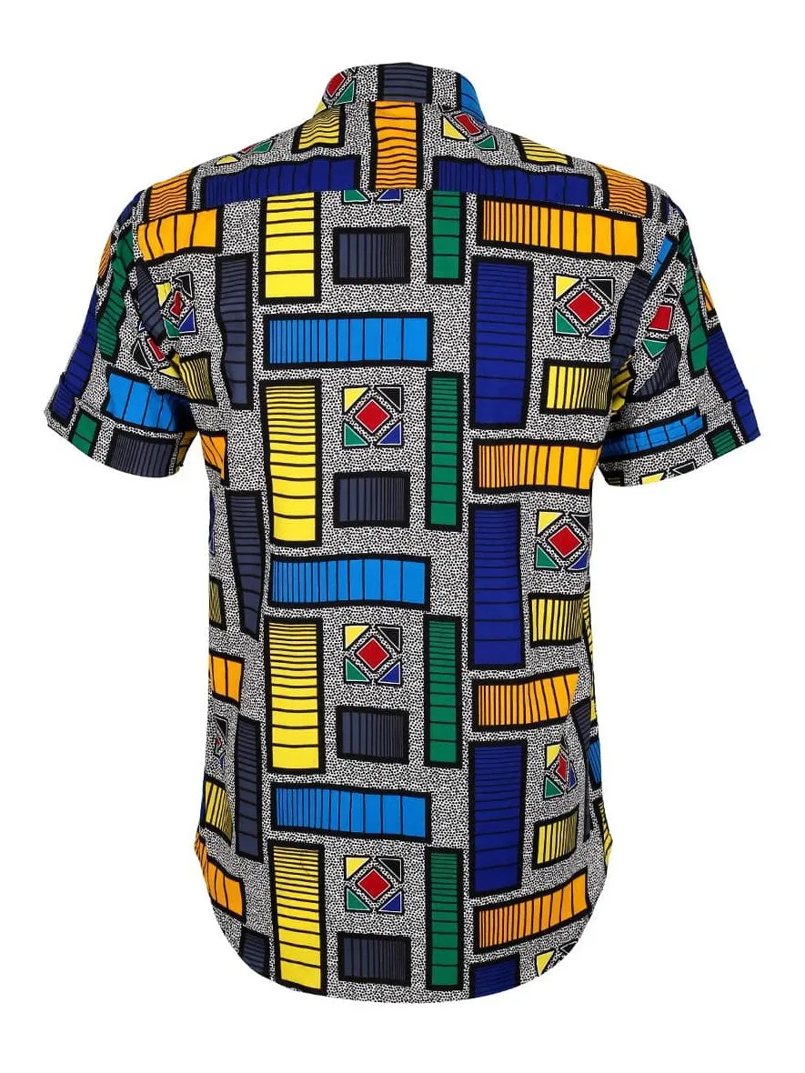 Justice African Print Shirt