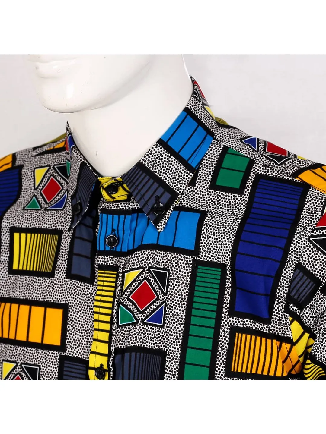 Justice African Print Shirt