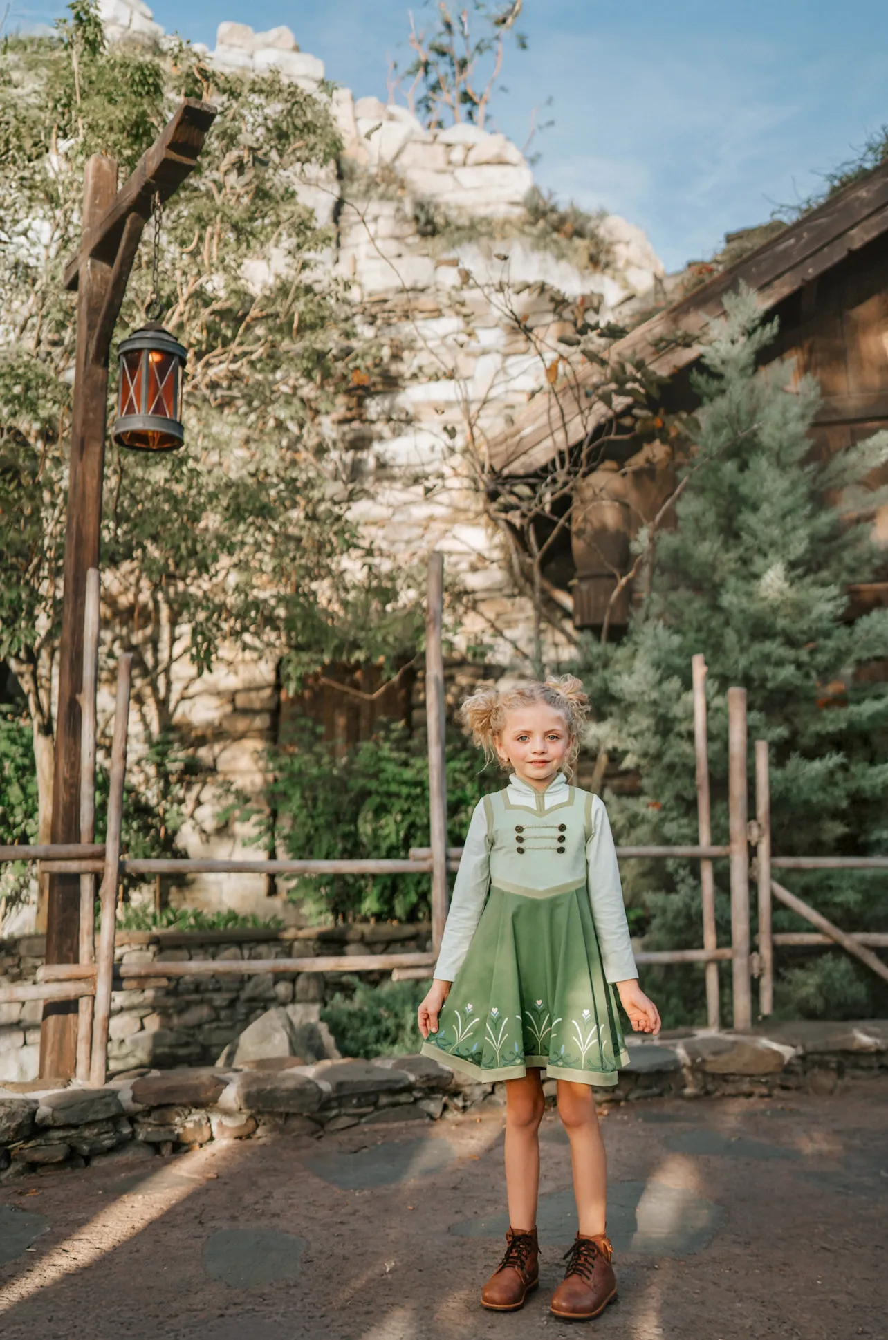 Little Ice Princess First Day in Forever Twirl Dress-Short Sleeve