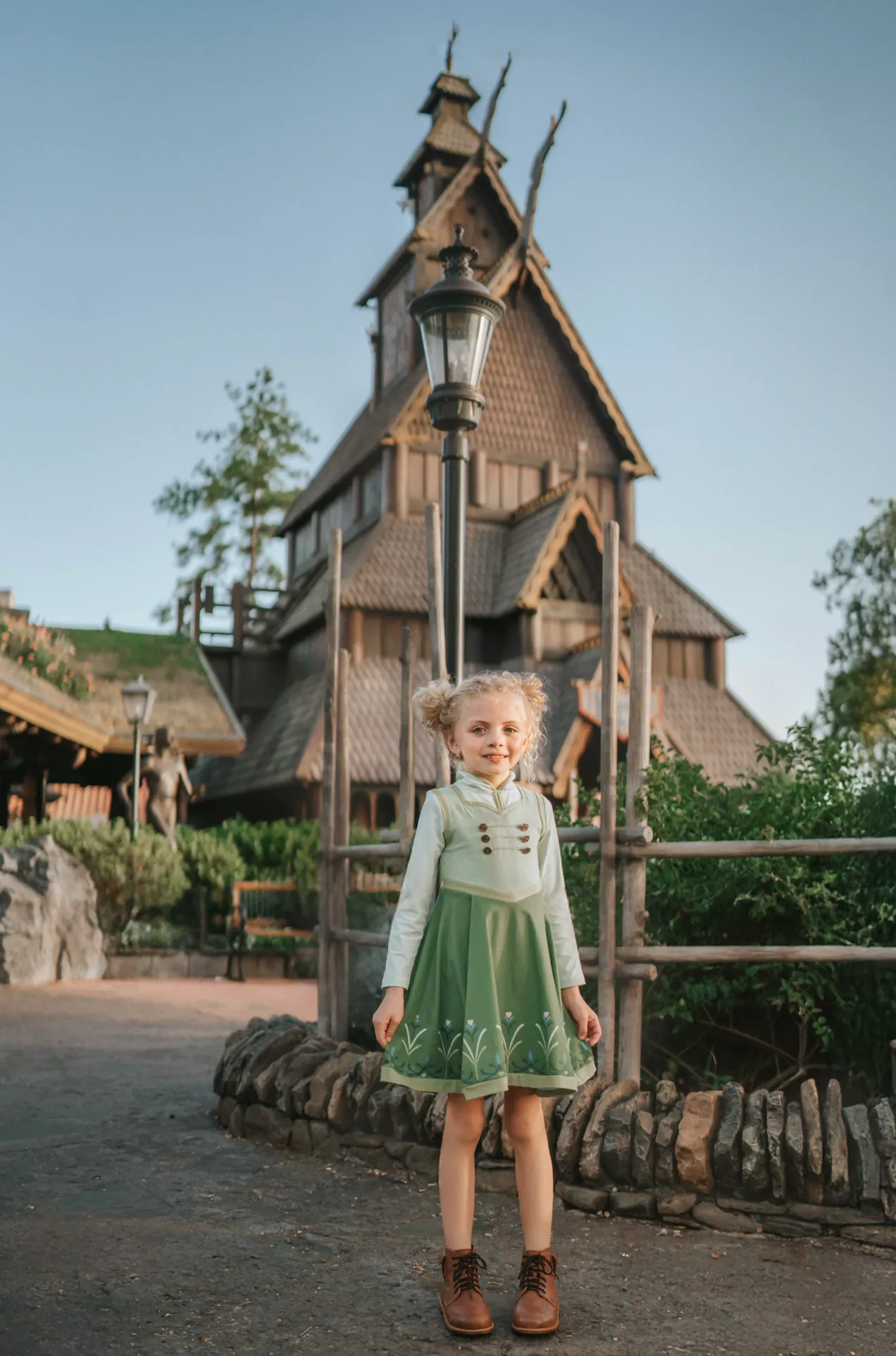 Little Ice Princess First Day in Forever Twirl Dress-Short Sleeve