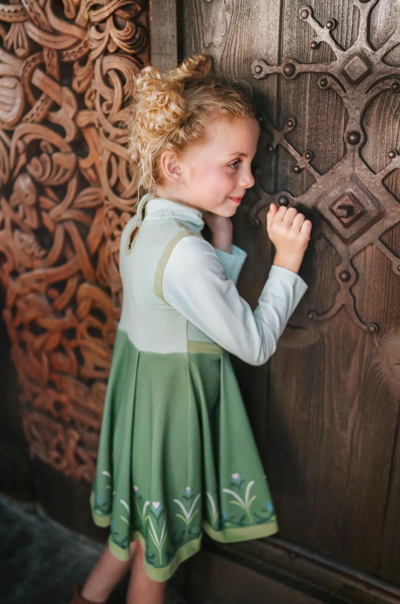 Little Ice Princess First Day in Forever Twirl Dress-Short Sleeve