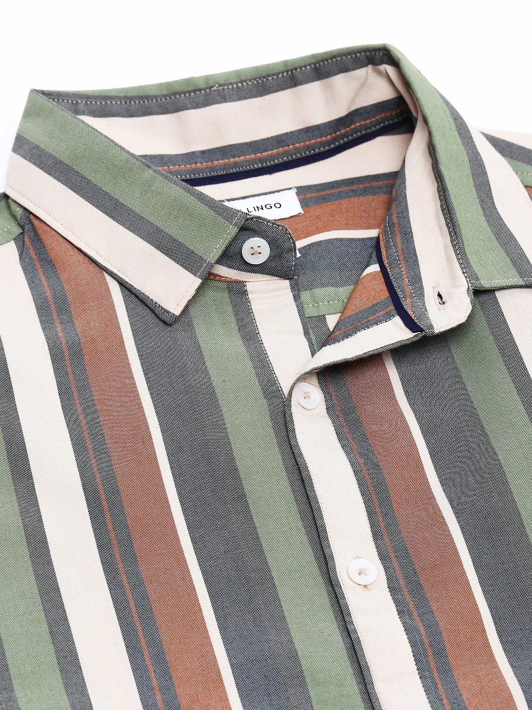 Men's Green Stripe Shirts