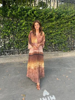 Mila dress in brown