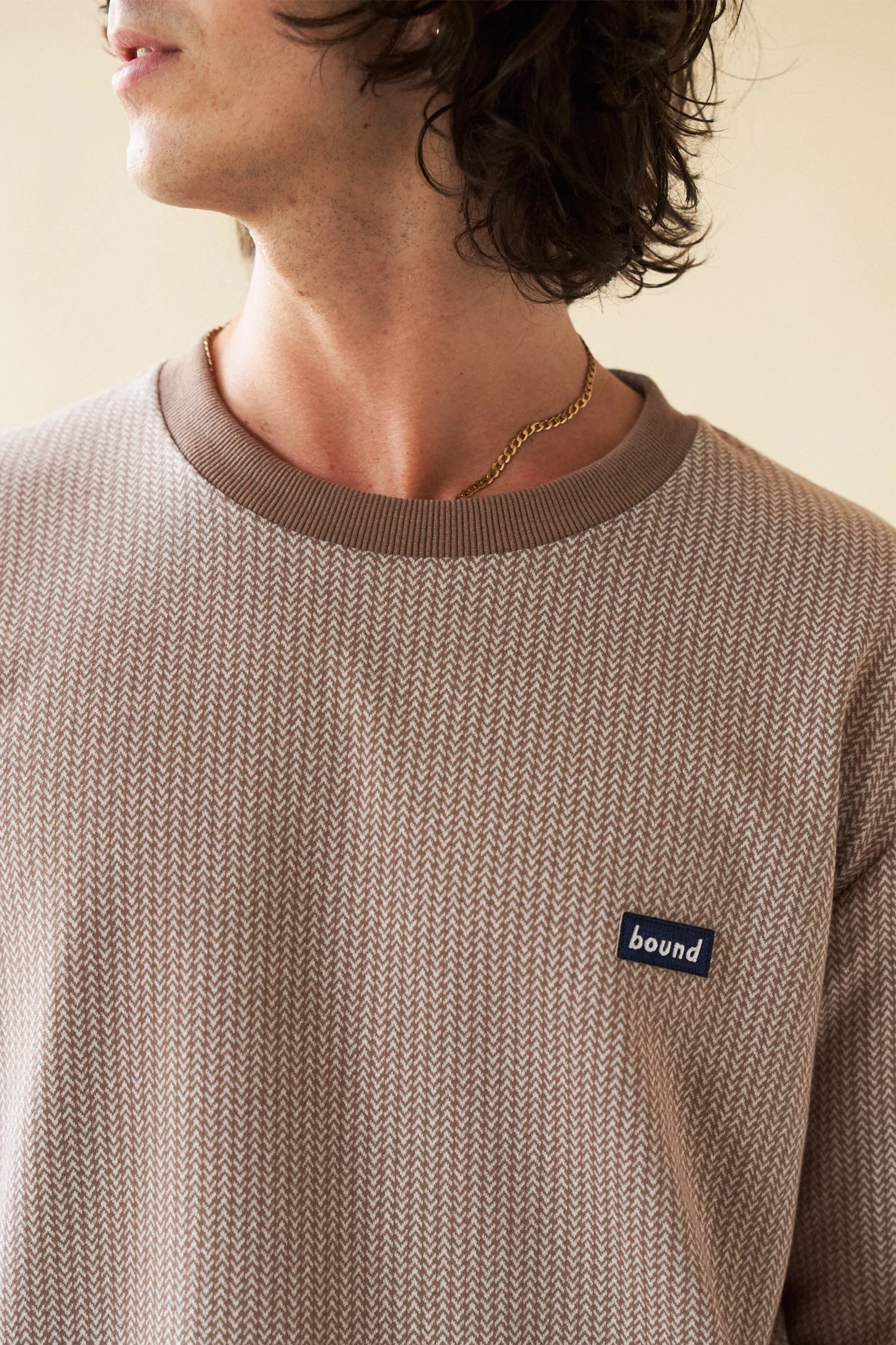 MILLET JACQUARD TEE - OAT