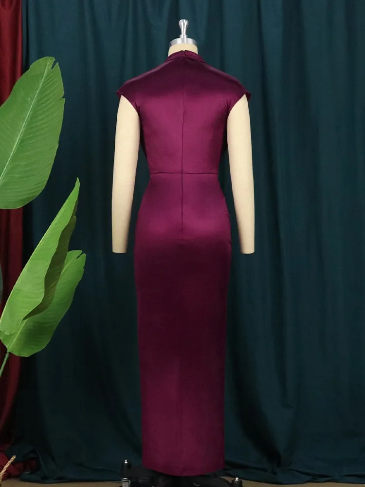 Pleated Elegant Long Dress