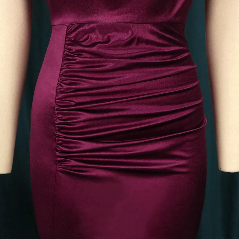 Pleated Elegant Long Dress