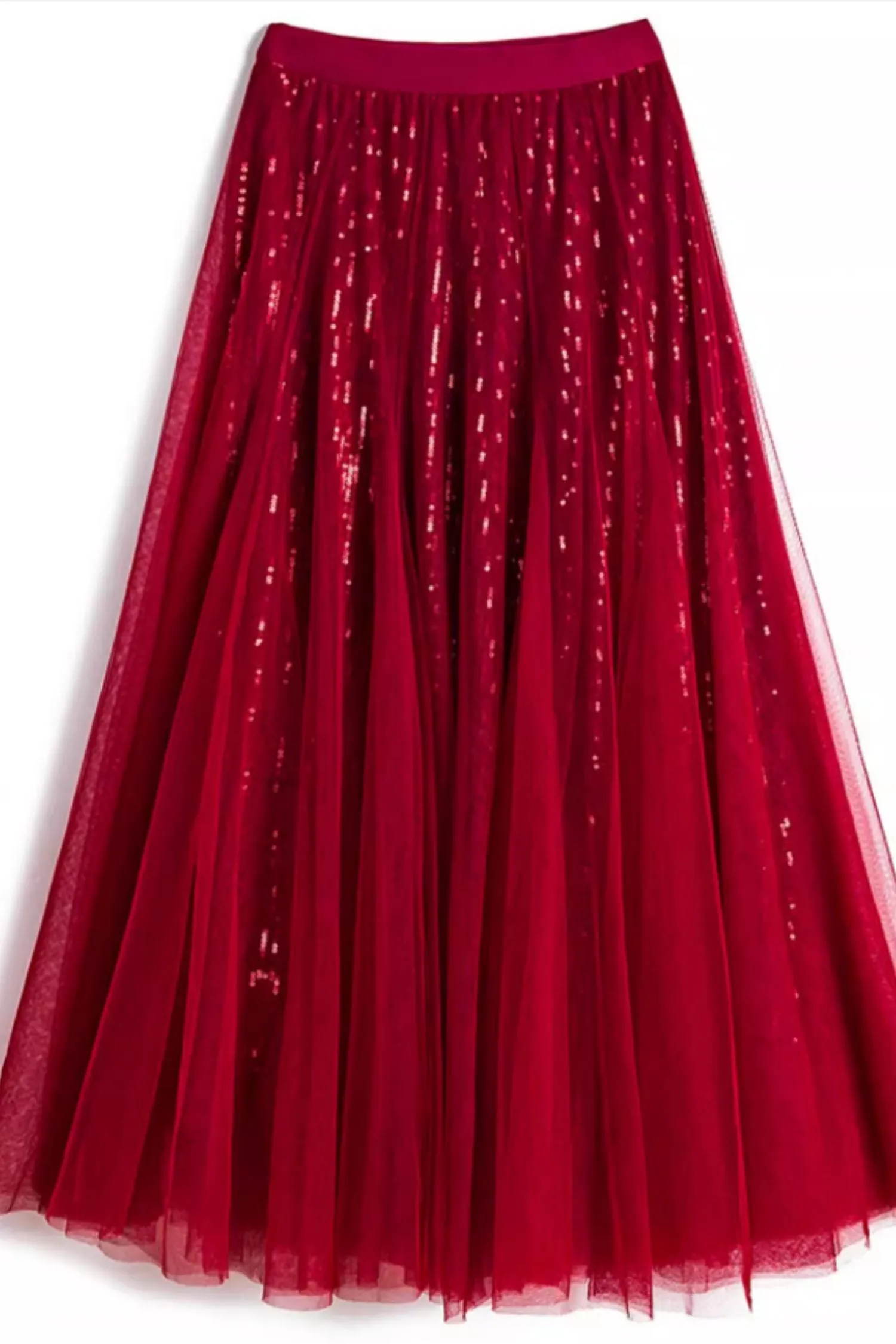 Prom long a line lace skirt 5584