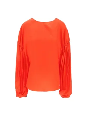 Quico Silk Long-Sleeve Blouse