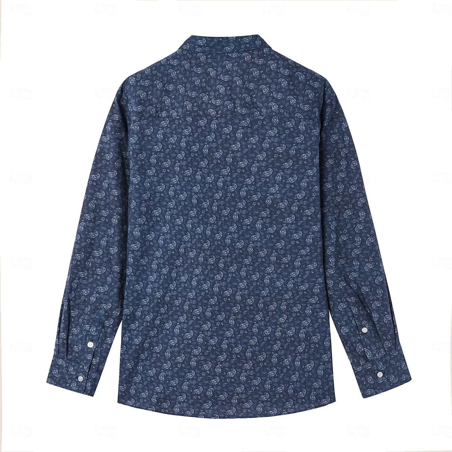 "Paisley Wave" 100% Cotton Vintage Print Shirt