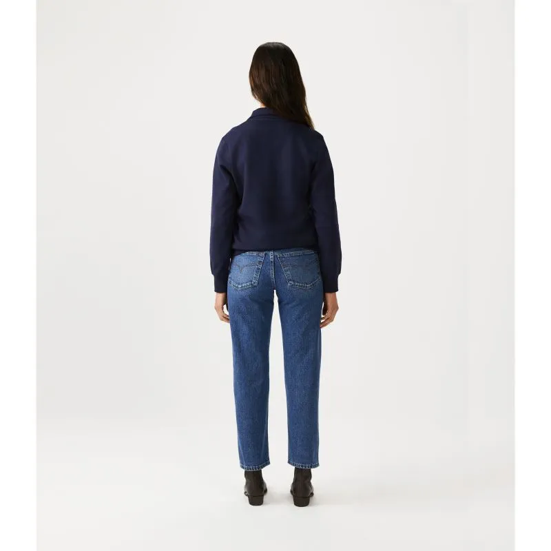 R.M.Williams Trickett Ladies Zip Neck Sweatshirt - Navy