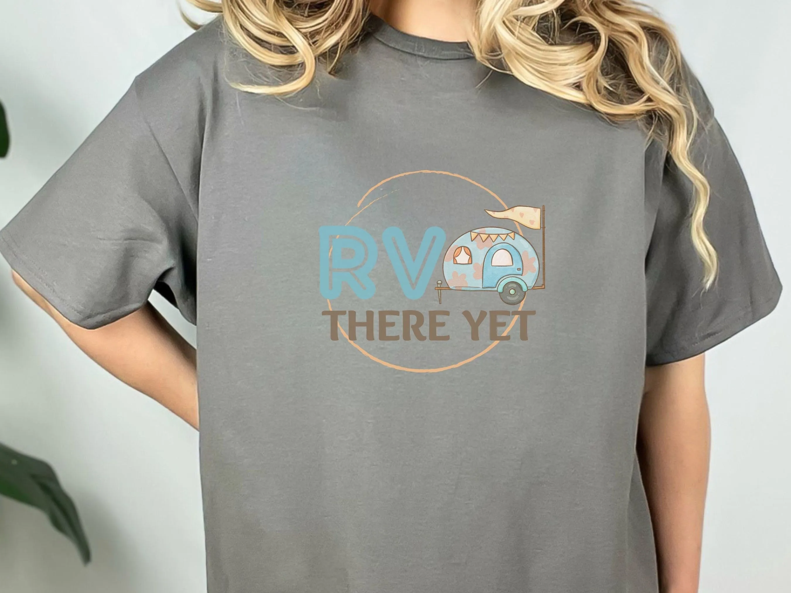 RV There Yet, RV Shirt, Funny, Traveling, Camping, There Yet, Gildan 5000, Travel, Retro,