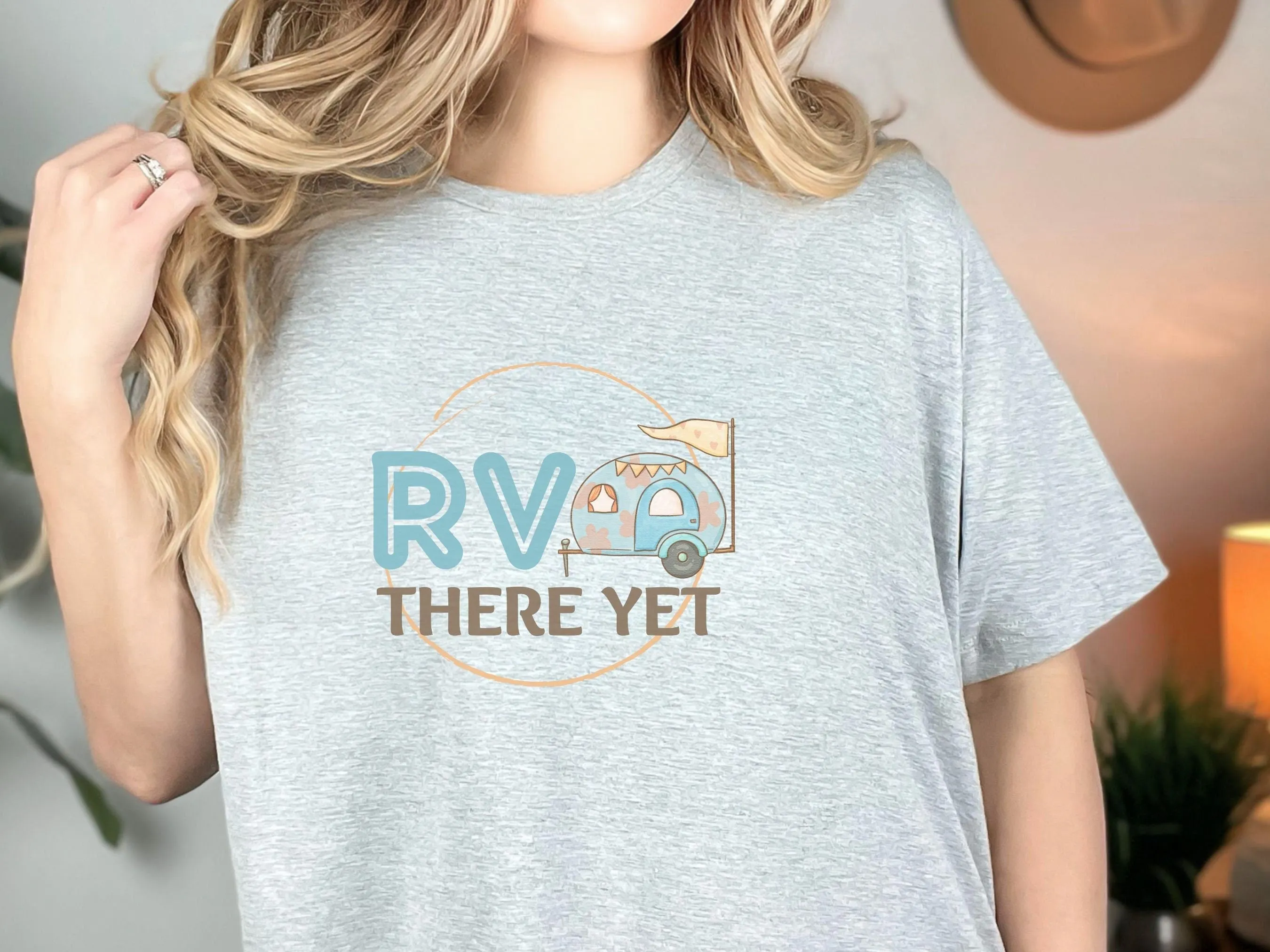 RV There Yet, RV Shirt, Funny, Traveling, Camping, There Yet, Gildan 5000, Travel, Retro,