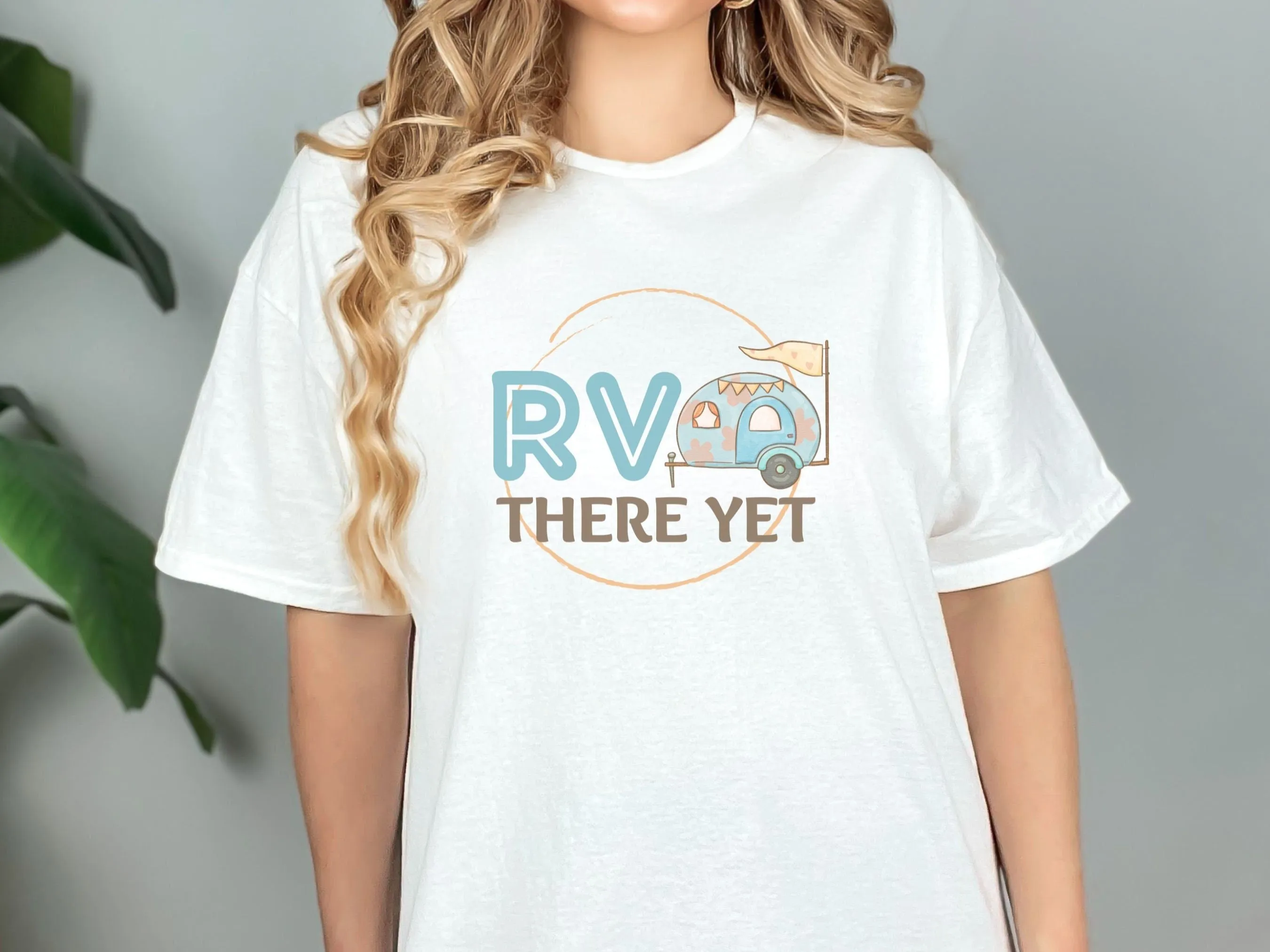 RV There Yet, RV Shirt, Funny, Traveling, Camping, There Yet, Gildan 5000, Travel, Retro,