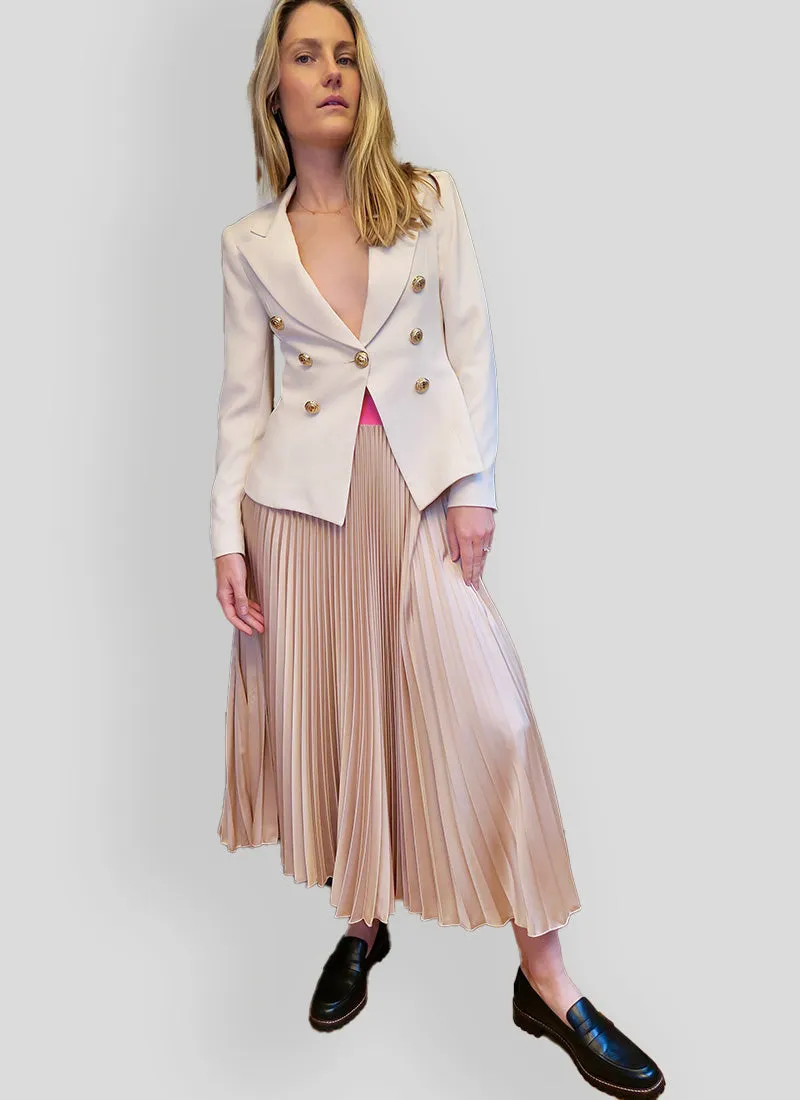 Satin Midi Skirt