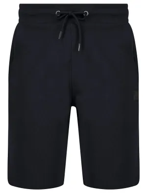 Tarot Motif Brushback Fleece Jogger Shorts in Sky Captain Navy - Tokyo Laundry