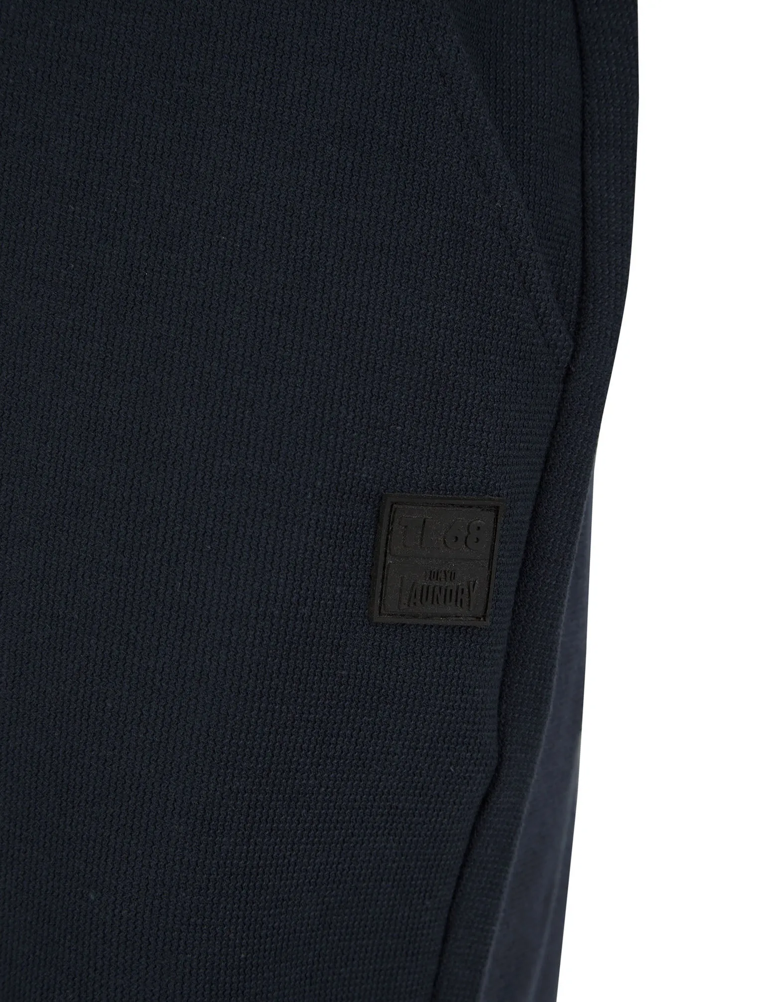 Tarot Motif Brushback Fleece Jogger Shorts in Sky Captain Navy - Tokyo Laundry