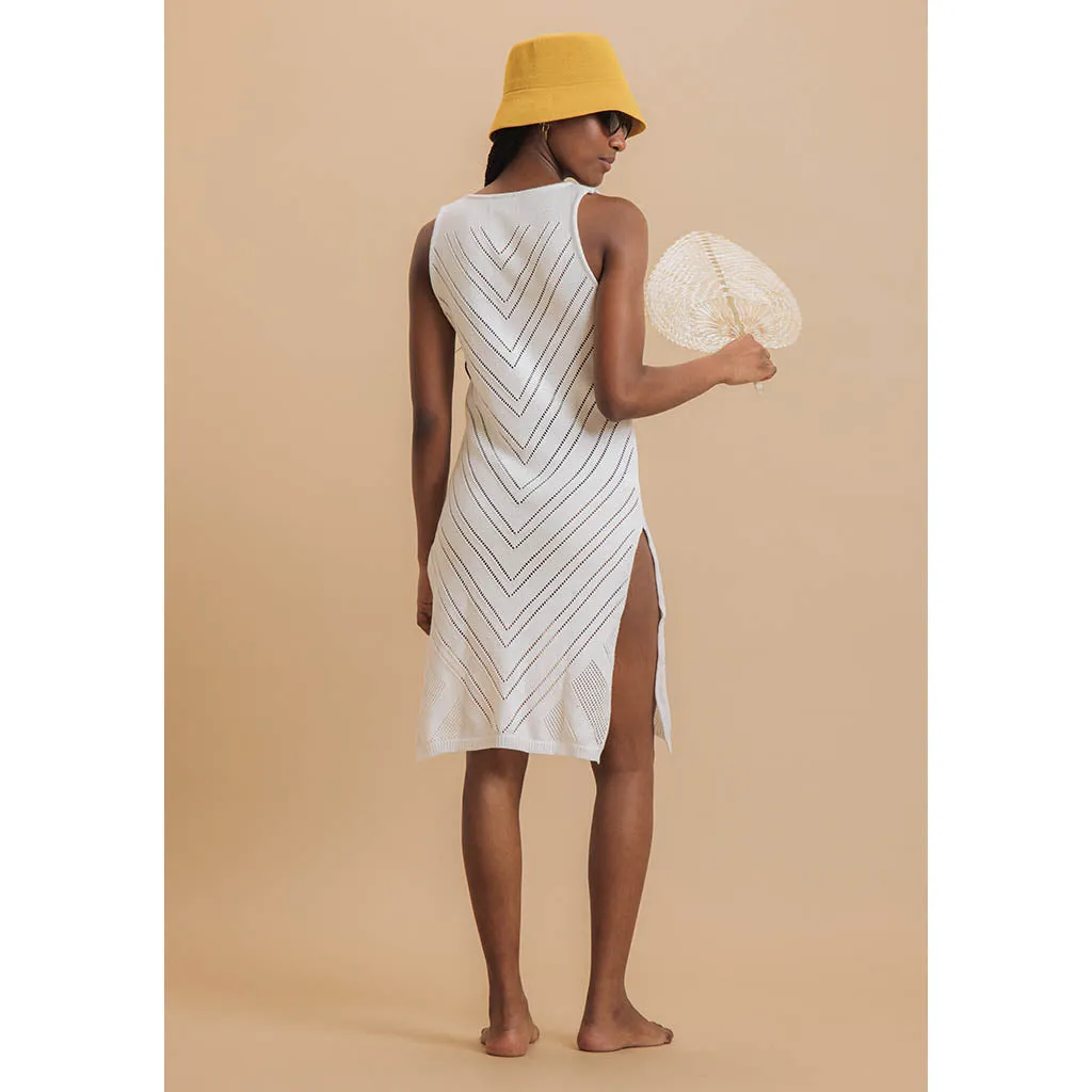 Thea Resort Dress | Ecru
