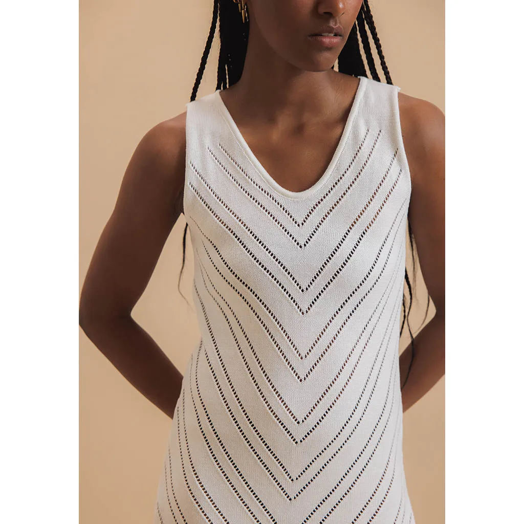 Thea Resort Dress | Ecru