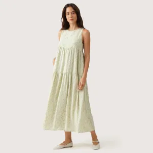 Tiered Floral Dress