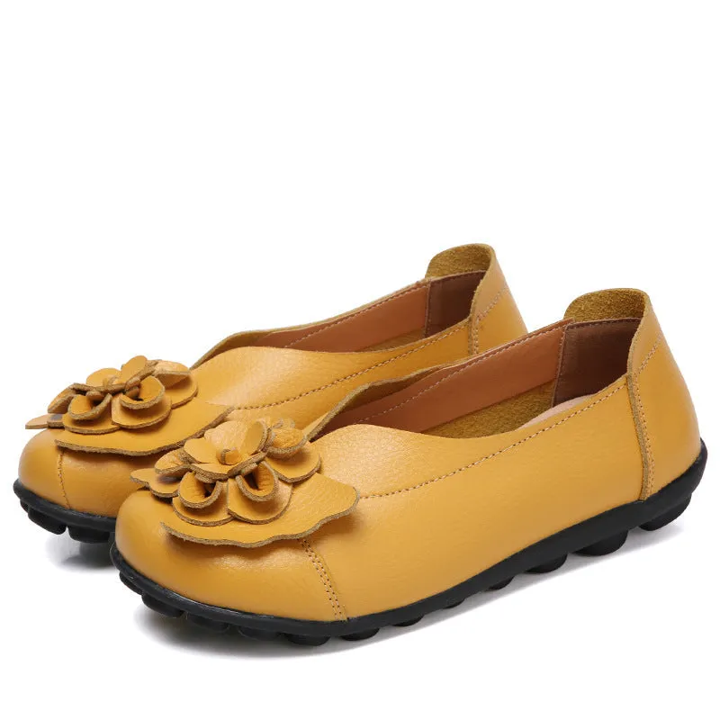 Vanccy Flower Comfort Flats Shoe