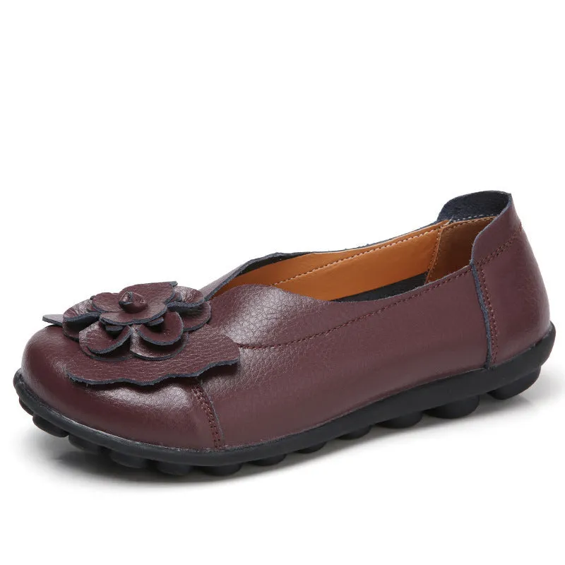Vanccy Flower Comfort Flats Shoe