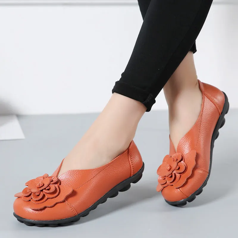 Vanccy Flower Comfort Flats Shoe