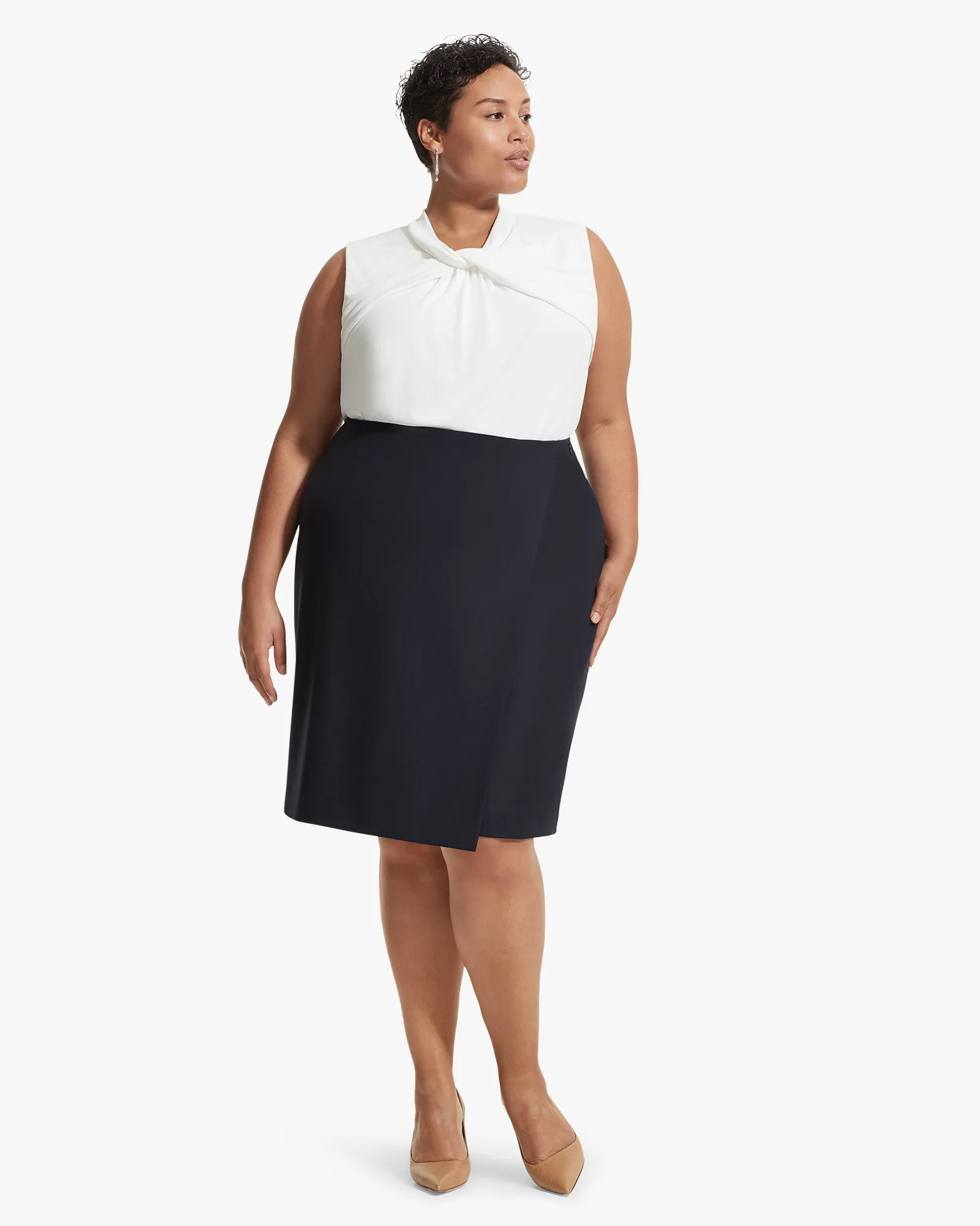 Walters Sleeveless Top | Ivory