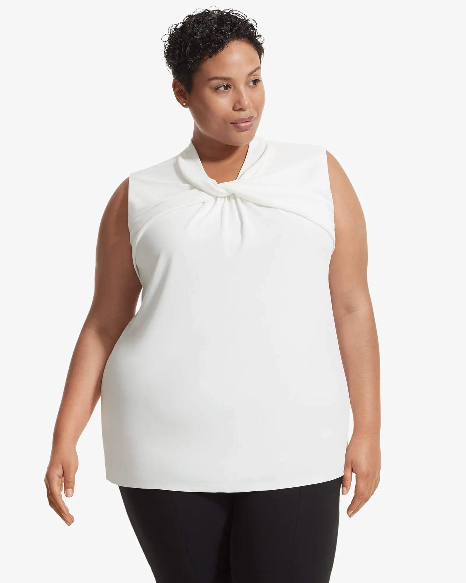 Walters Sleeveless Top | Ivory