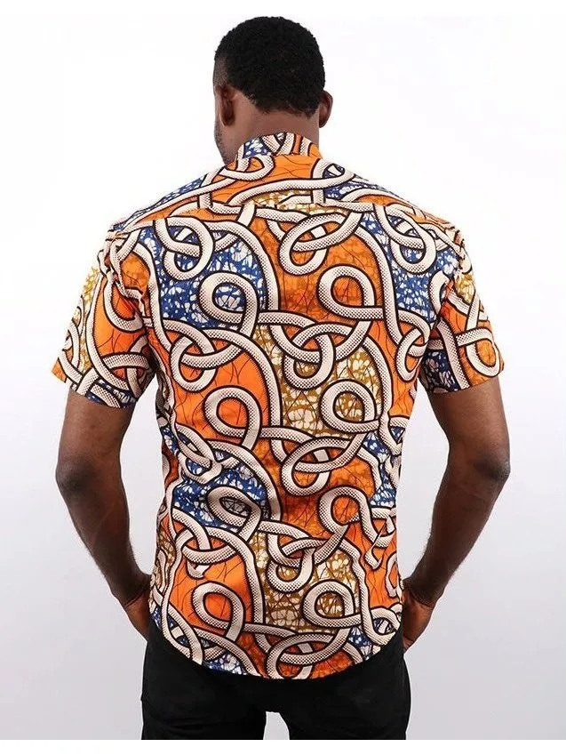 Weave African Print Shirt