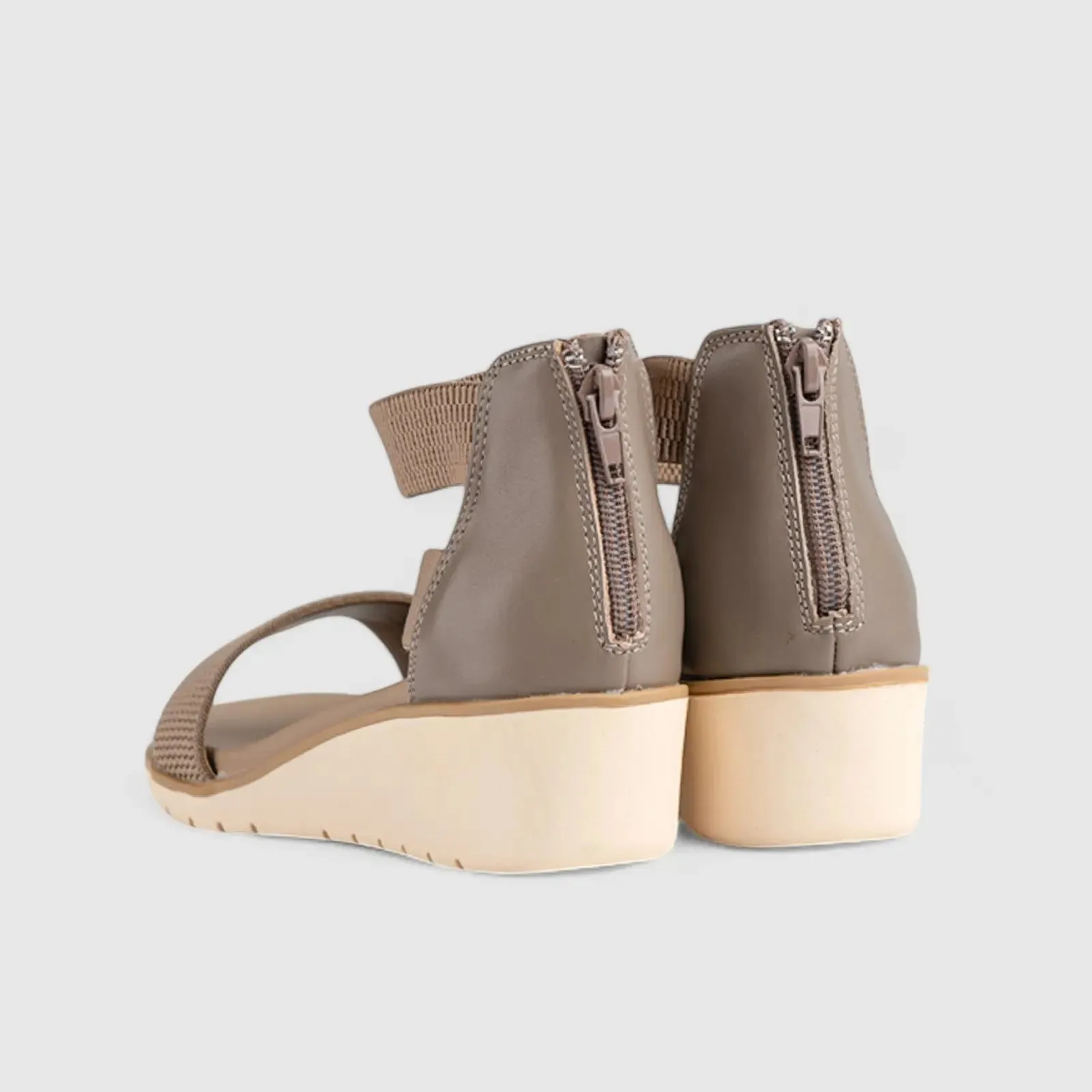 Willows Comfort Wedge Sandal Beige 01370