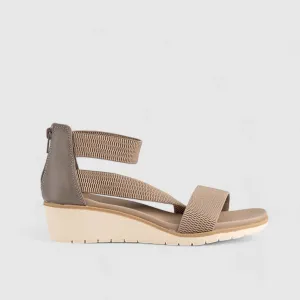 Willows Comfort Wedge Sandal Beige 01370