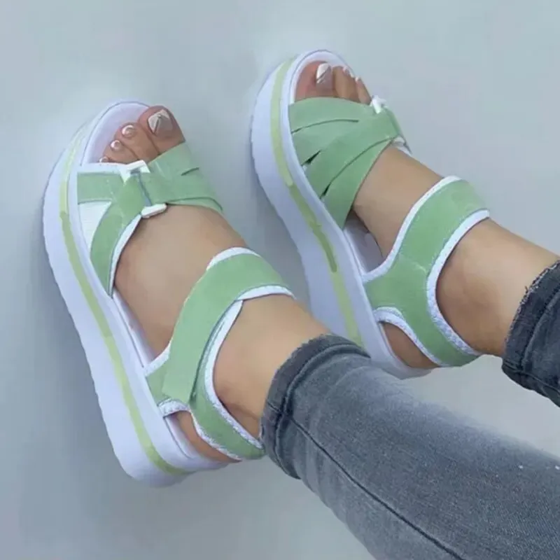 Women Open Toe Soft Elegant Wedge Orthopedic Sandal
